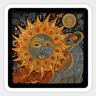 Sun Mandala Harmony Sticker